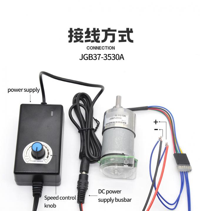 Moteur électrique à courant continu à basse vitesse 37 mm 14