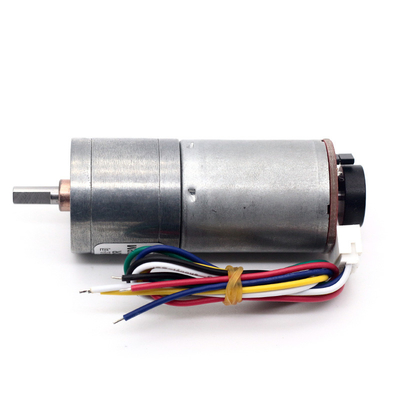 Haut moteur de C.C de couple d'ASLONG Hall Motor Encoder Reduction Motor JGA25-370B 12V 8.6-977RPM avec le moteur de C.C de fournisseur d'encodeur