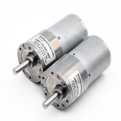 Moteur à engrenages micro moteur JGB37-3540 37mm 24V 9-1280RPM 37mm couple élevé bas tours 24v moteur à engrenages en courant continu