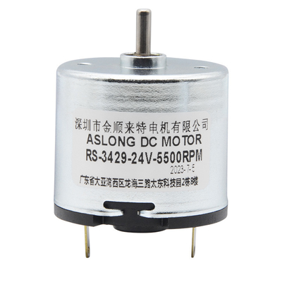 Le moteur à longue durée de vie à couple élevé RS-3429 mini 12V moteurs à engrenages à courant continu Dc 24v moteur avec boîte de vitesses