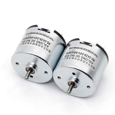 Le moteur à longue durée de vie à couple élevé RS-3429 mini 12V moteurs à engrenages à courant continu Dc 24v moteur avec boîte de vitesses