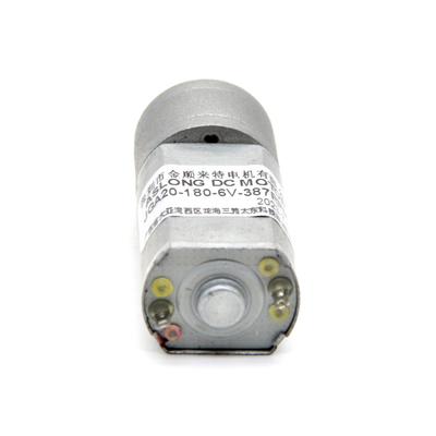 Moteur à basse vitesse Dc Moteur à engrenages Dc 12v Moteur à basse vitesse JGA20-180 6v à 12v Dc