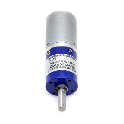 Moteur de réduction d'engrenage métallique planétaire à couple élevé PG24-370 24 mm 24 V DC