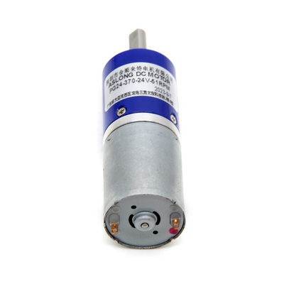 Moteur de réduction d'engrenage métallique planétaire à couple élevé PG24-370 24 mm 24 V DC