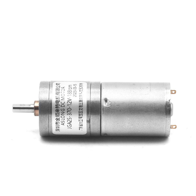 moteur de réducteur de C.C de 6V 12V 24V 6000rpm 370 avec le réducteur de boîte de vitesse de Dia25mm