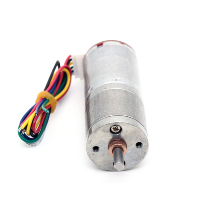 aimant permanent du couple 6v 60RPM de petits de C.C d'encodeur de 25mm haut moteurs de vitesse