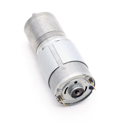 La vitesse micro de C.C de balai de charbon JGA25-385 circule en voiture 25mm 24V pour la robotique