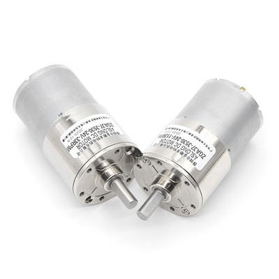 Moteur mini à courant continu 37 mm ZGA37-3530 12V 24V boîte de vitesses de sortie centrale moteur à basse vitesse