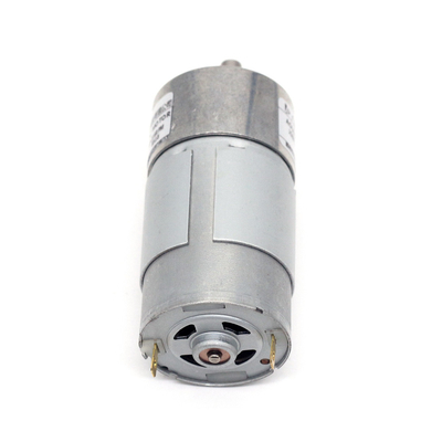 Mini moteur électrique à aimants permanents brossés à courant continu de 12 V JGB37-545 37 mm